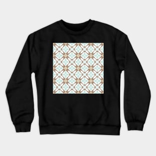 Portuguese tiles seamless pattern. Vintage background Crewneck Sweatshirt